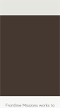 Mobile Screenshot of frontlinemissions.info
